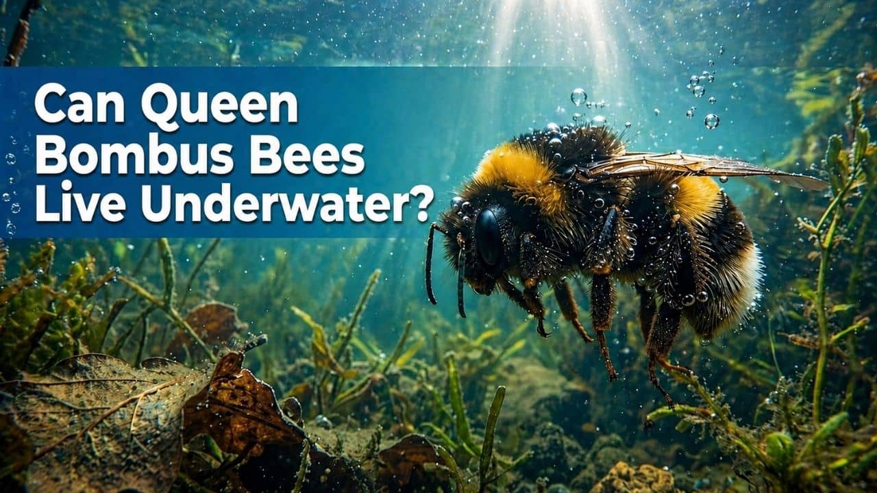 Can Queen Bombus Bees Live Underwater?