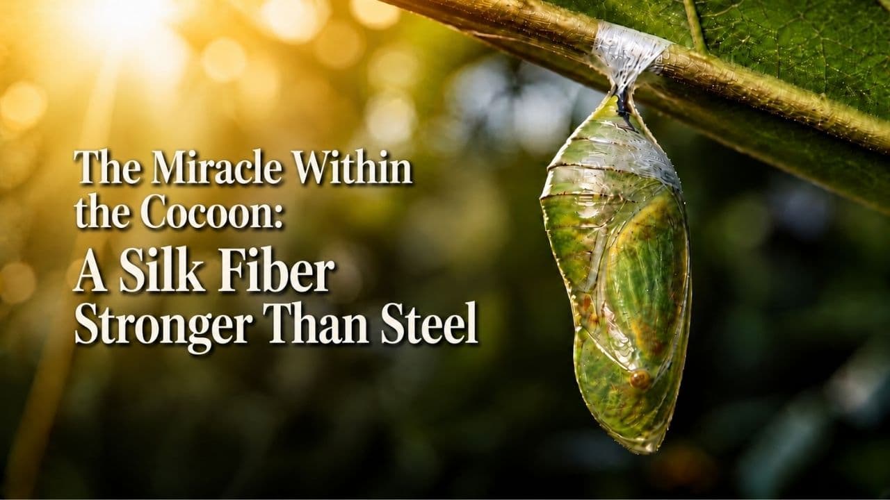 The Miracle Within the Cocoon: A Silk Fiber Stronger Than Steel