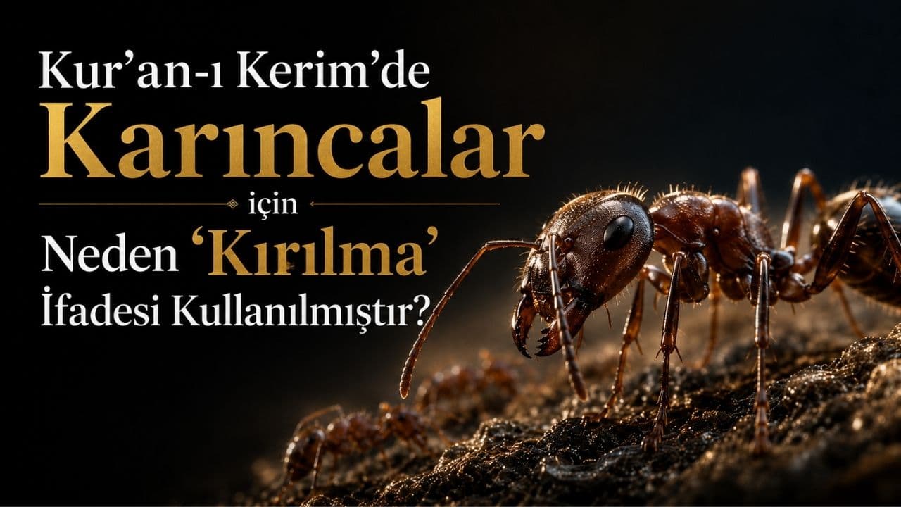 Kur’an-ı Kerim’de Karıncalar için Neden "Kırılma" İfadesi Kullanılmıştır? 