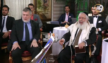 Sn. Adnan Oktar'ınHaham Mordékhai Chriqui ve Rus Musevi Alim Avigdor Eskin ile görüşmesi (4 Ocak 2017)