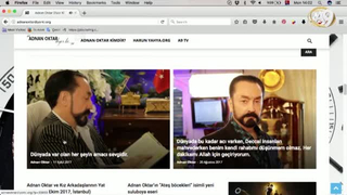 A9 TV'de "Adnan Oktar Diyor ki" sitesinin tanıtımı yapıldı.