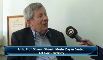 Amb. Prof. Shimon Shamir, Moshe Dayan Center, Tel Aviv University