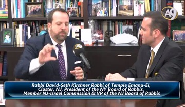 Rabbi David-Seth Kirshner Rabbi of Temple Emanu-El, Closter, NJ. President of the NY Board of Rabbis