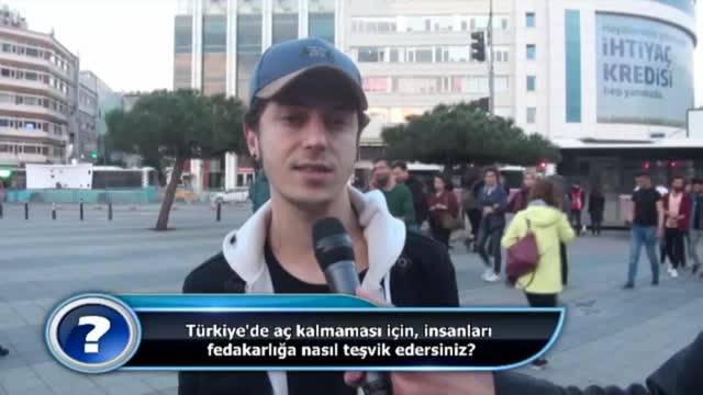 Türkiye’de aç kalmaması için insanları fedakarlığa
