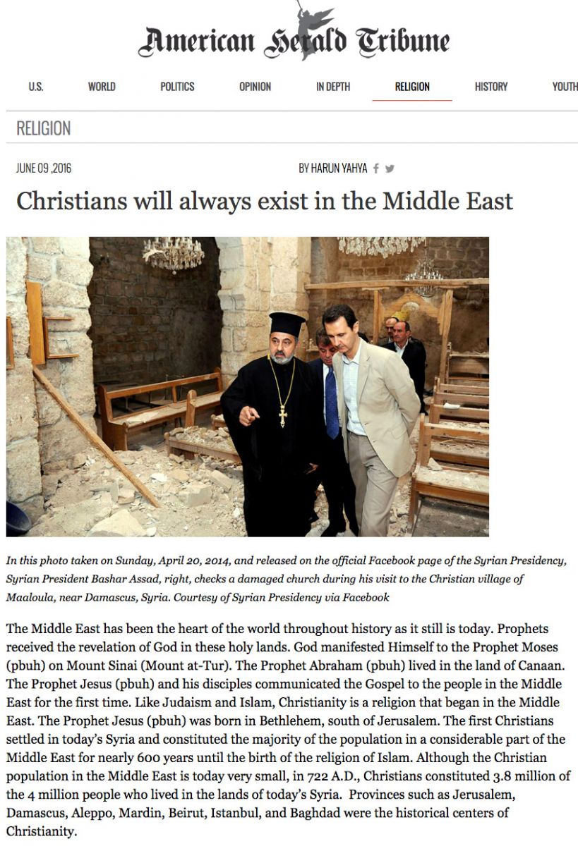 Hristiyanlar Ortadoğu’da Hep Var Olacaklar