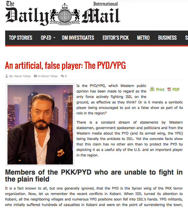 Göstermelik Yapay Bir Aktör: PYD/YPG