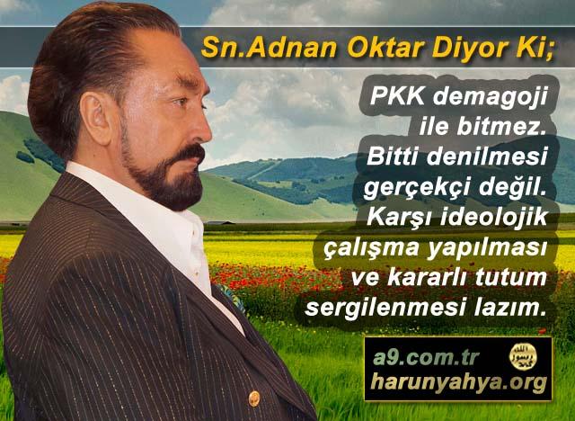 PKK demagoji ile bitmez.