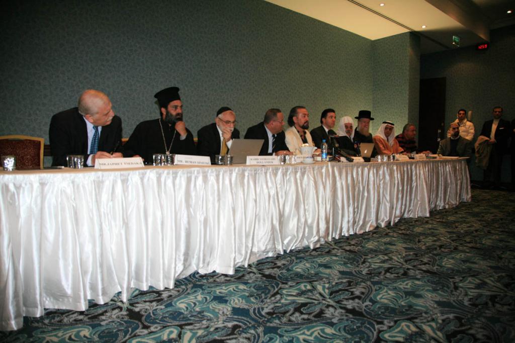 20 Ocak  2010 - İsrailli heyet ile basın toplantısı 