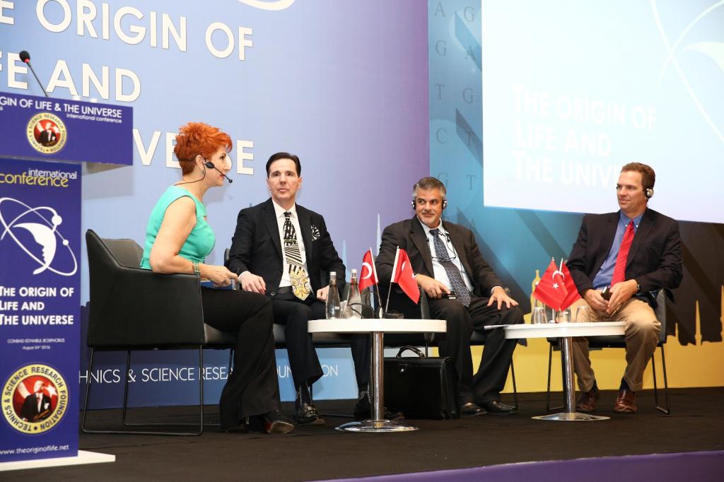 Conrad Bosphorus İstanbul'da Teknik Bilim Araştırma Vakfı tarafından düzenlenen Yaşamın ve Evrenin Kökeni Konferansı (24 Ağustos 2016)