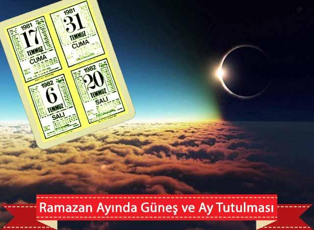 Ramazan Ayında Güneş ve Ay Tutulması