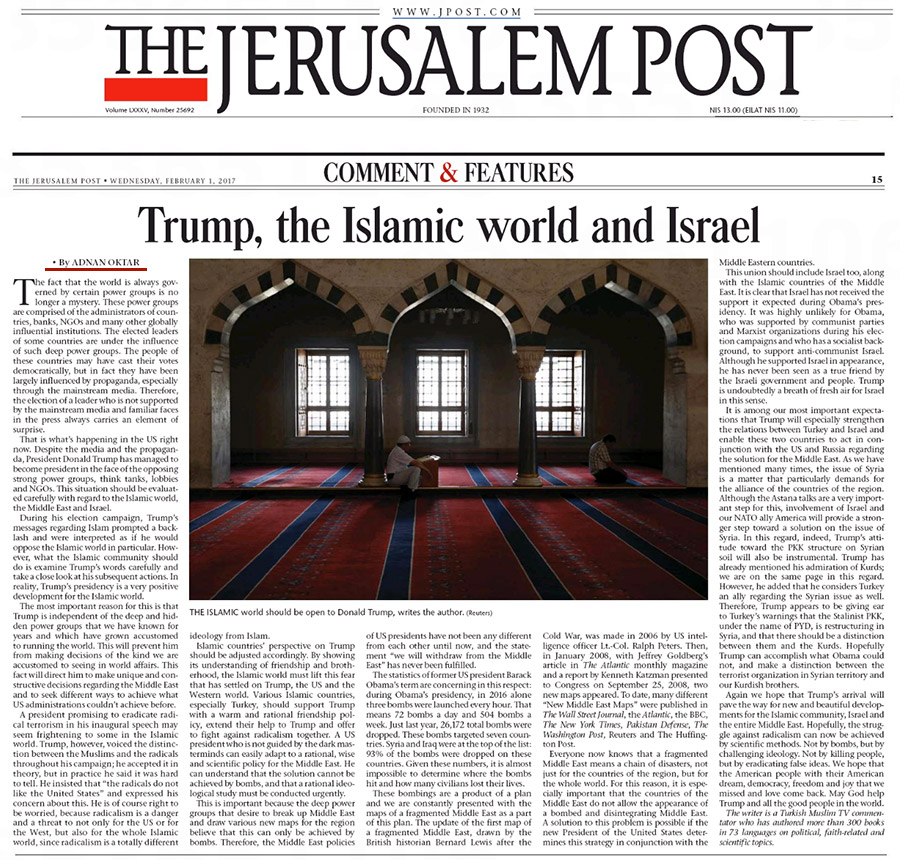 Trump, the Islamic World and Israel