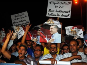 Egypt greeted Prime Minister Erdogan with exuberance