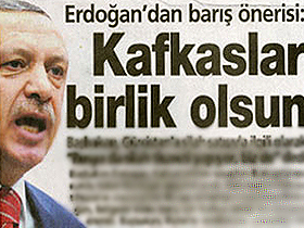 Erdoğan'dan barış önerisi: Kafkaslar birlik olsun
