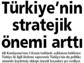Türkiye'nin stratejik önemi arttı