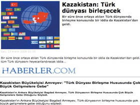 Kazakistan'dan Türk birliği'ne çağrı