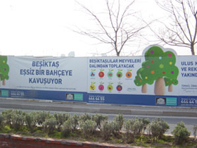 Beşiktaş Belediyesi'nin meyve bahçesi projesi