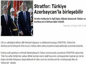 Türkiye Azerbaycan'la birleşebilir