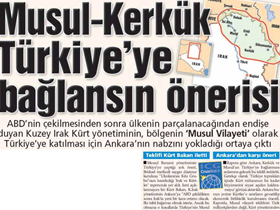 Kürt aşiretleri Türkiye'ye bağlanmak istiyor