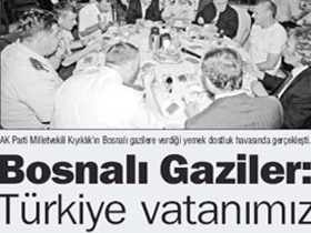 Bosnalı gaziler: Türkiye vatanımız
