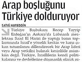 Turkey fills the gap of Arabs