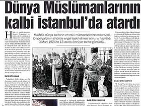 Dünya Müslümanlarının kalbi İstanbul'da atardı