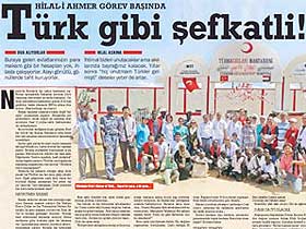 Türk Kızılayı ve yardımseverler görev başında: Tür