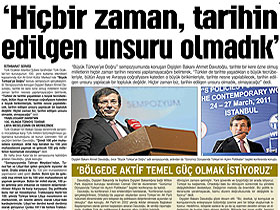Davutoğlu: ''Türkiye, küresel güç olacak''
