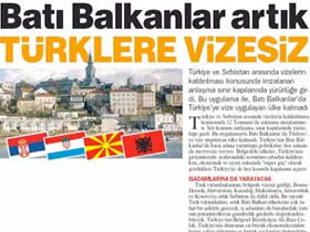 Batı Balkanlar artık Türklere vizesiz