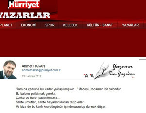 Ahmet Hakan da, ''PKK ile her şey düzeliyordu'' diye bir şeyin söz konusu olmadığını ifade etti