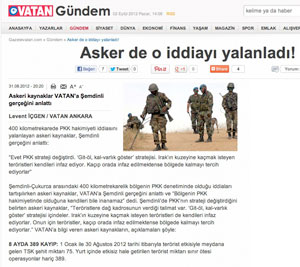 Asker de PKK hakimiyeti iddiasını yalanladı!