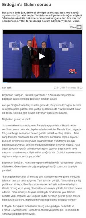 Ministerpräsident Erdogan: Wir Sind Mit Niemandem 