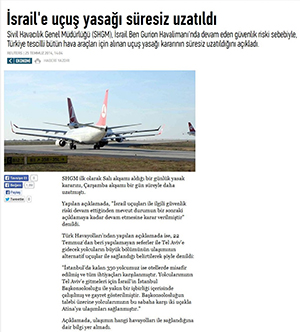 Havaalanında Kalan İsrailli Misafirlerin Güvenlikleri Sağlanmalı