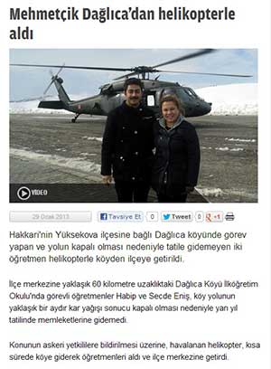 Mehmetçik Helikopter İle Zorda Kalanların Yardımın