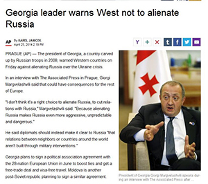 Gürcistan Başkanı: Rusya’yı Yabancılaştırmak Doğru Değil