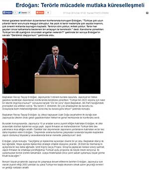 Sayın Erdoğan: Terörün Dini Yoktur
