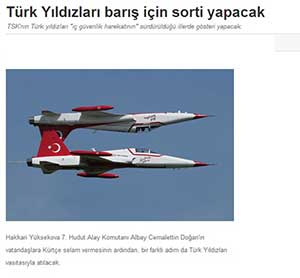 Turkish Stars present an airshow in Southeast.