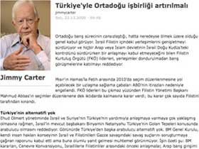 Jimmy Carter: Türkiye'nin alternatifi yok