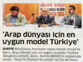 ''Arap dünyası için en uygun model Türkiye''