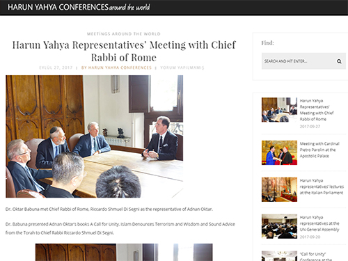 Harun Yahya Conferences