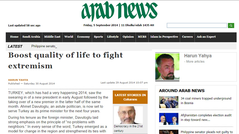Boost quality of life to fight extremism ||Arab News