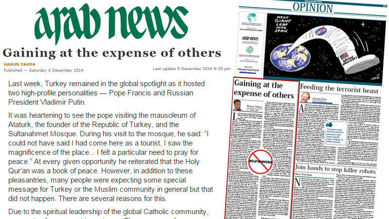 Gaining at the expense of others || Arab News