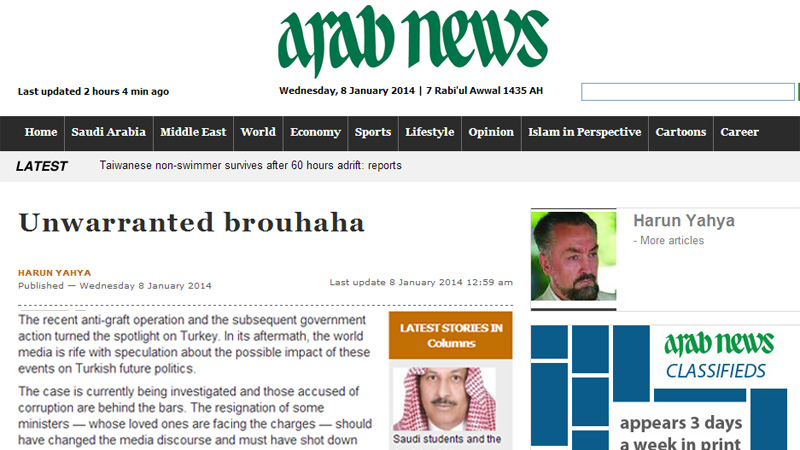 Le brouhaha injustifié || Arab News