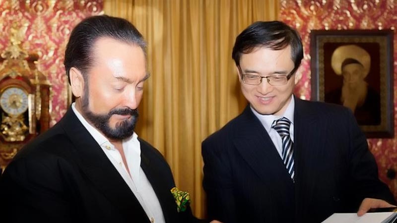 Sayın Adnan Oktar'ın Çin Halk Cumhuriyeti Ankara Büyükelçiliği ataşesi || Wang Xiaoning ile görüşme