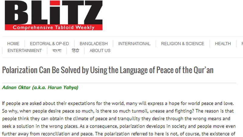 Kutuplaşmalar, Kuran’ın barış dilini kullanarak çözülür || Blitz