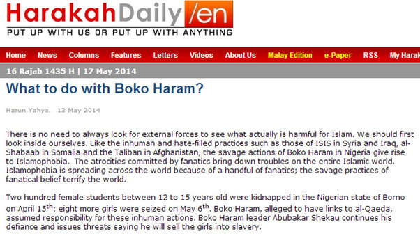 Boko Haram'a karşı ne yapmalı? || Harakah Daily