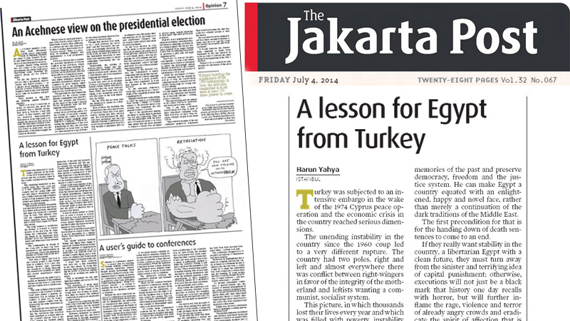 Türkiye'den Mısır'a bir ders || The Jakarta Post