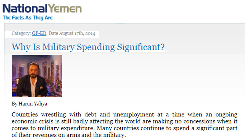 Why Is Military Spending Significant? || National Yemen