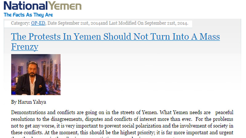 Yemen’deki Protestolar Kitlesel Bir Cinnete Dönüşmemeli || National Yemen
