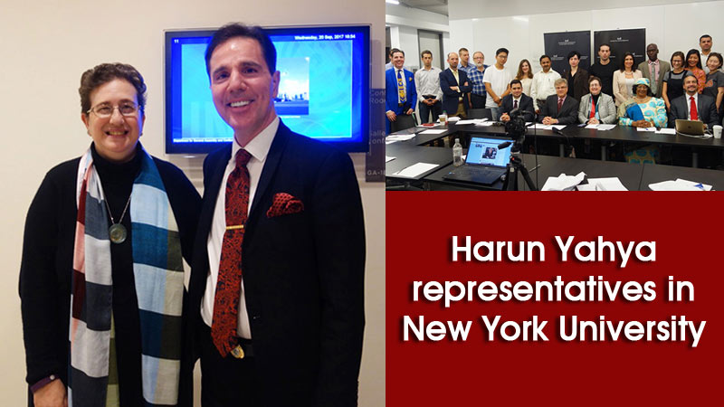 Harun Yahya representatives in New York University