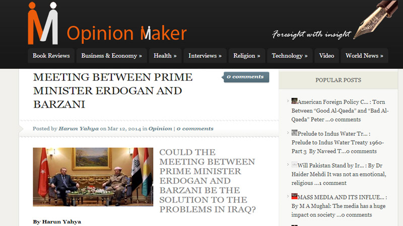 Could the meeting between Prime Minister Erdogan and Barzani be the solution to the problems in Iraq? || Opinion Maker